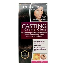 LOREAL CASTING CREME DARKEST BROWN HAIR COLOR 72 ML + 87.5 GM